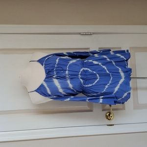 Blue Sky Tie-Dye Romper